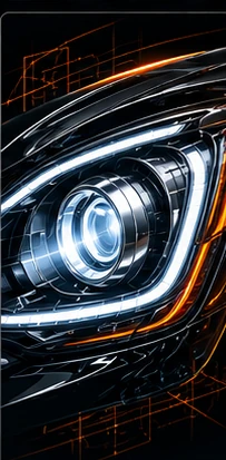 Технічна ілюстрація: Встановлення LED-оптики